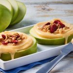 Manzanas con granola horneadas