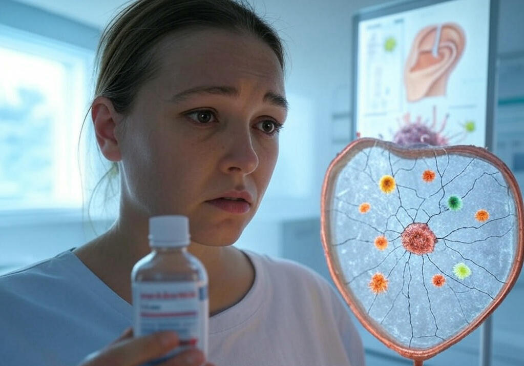 Mujer con infecciones