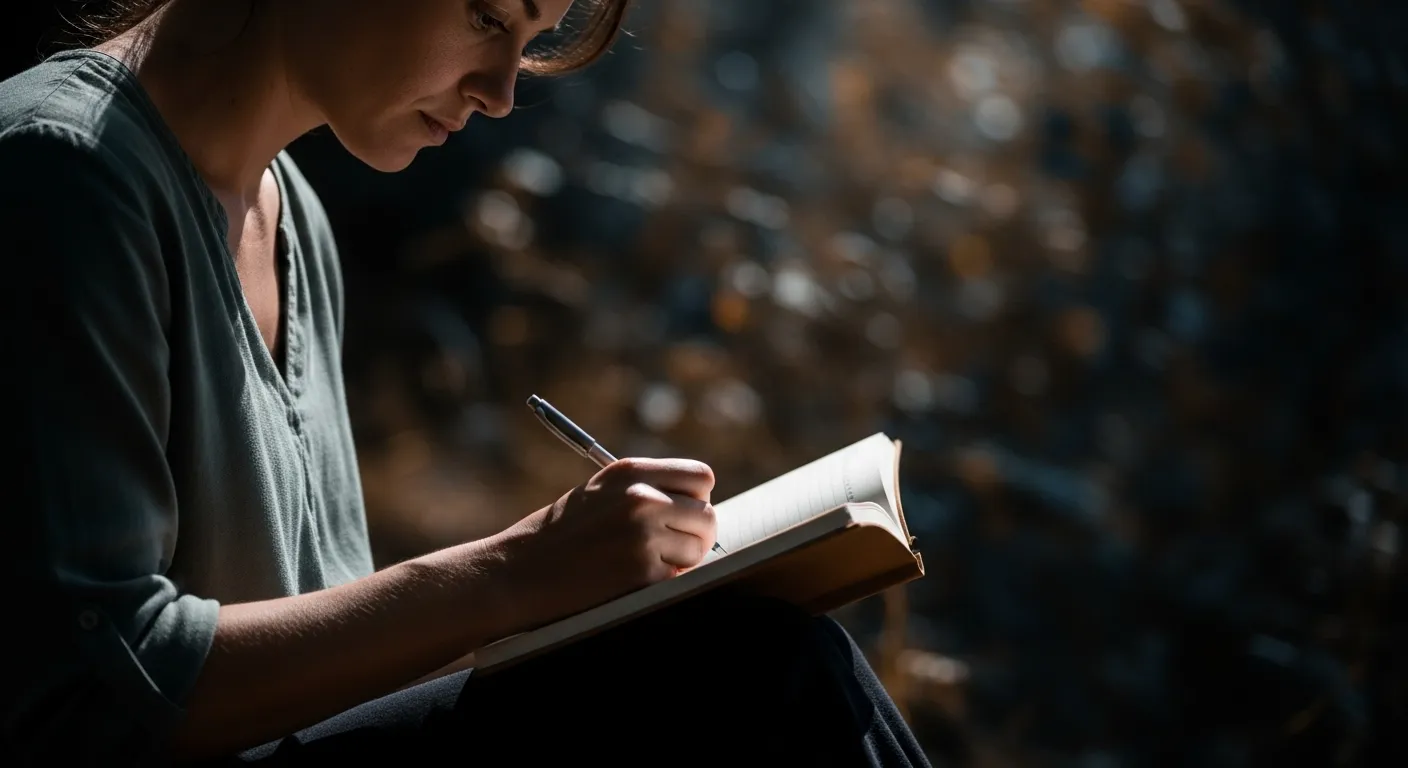 Persona escribiendo