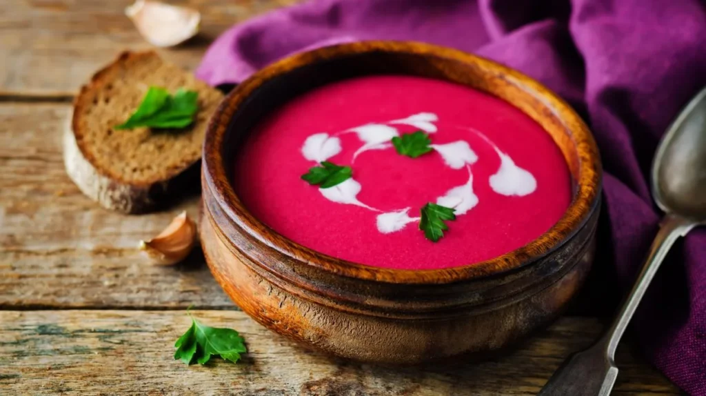 sopa de remolacha